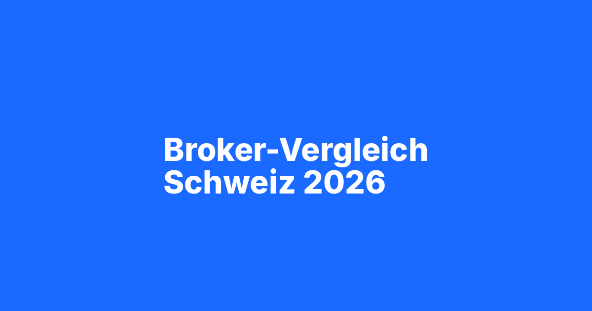 Beitragsbild ETF-Broker Vergleich Schweiz: Saxo, Swissquote oder IBKR?