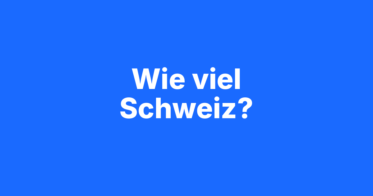 Beitragsbild Home Bias: Wie viel Schweiz gehört ins ETF-Depot?